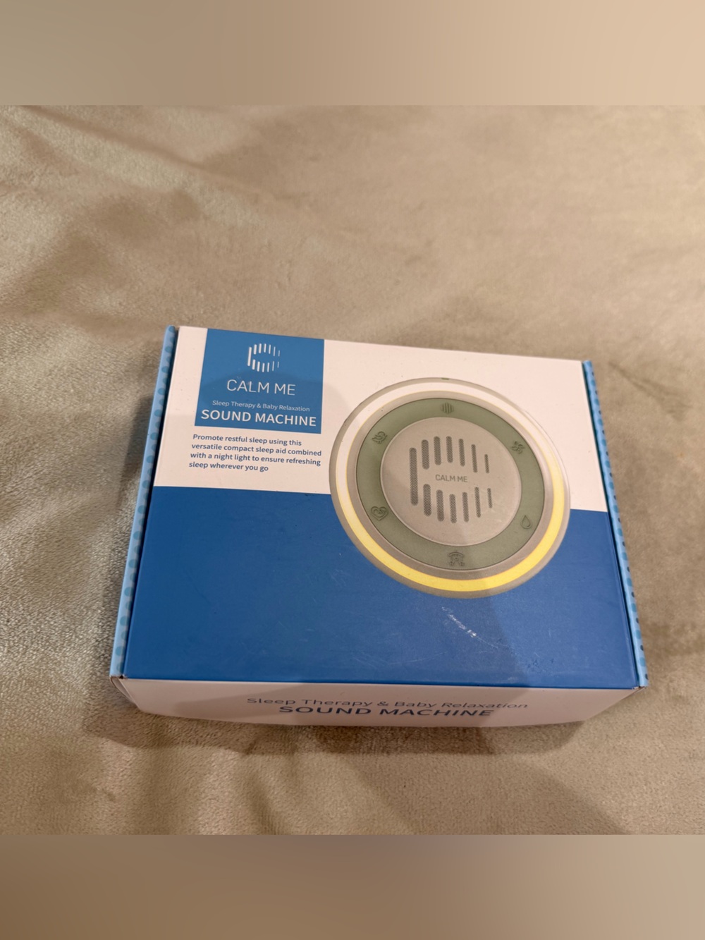 Wall Plug in White Noise Machine for Office White Round -1 Count (Pack of 1)